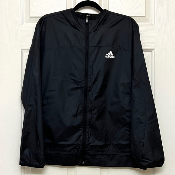 adidas Jackets & Blazers - Women’s Adidas Black & White Windbreaker Size M